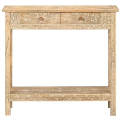 Table console 80x35x74 cm Bois de manguier massif
