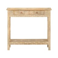Table console 80x35x74 cm Bois de manguier massif
