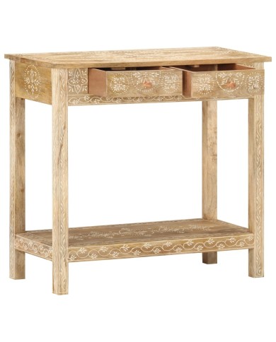 Table console 80x35x74 cm Bois de manguier massif