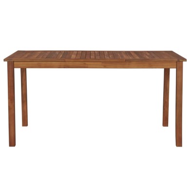 Table de jardin 150x90x74 cm Bois d'acacia massif