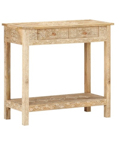 Table console 80x35x74 cm Bois de manguier massif