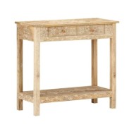 Table console 80x35x74 cm Bois de manguier massif