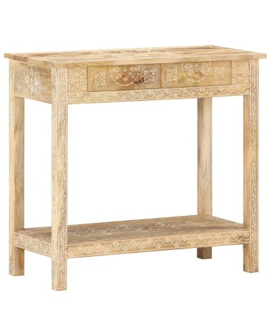 Table console 80x35x74 cm Bois de manguier massif