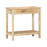 Table console 80x35x74 cm Bois de manguier massif