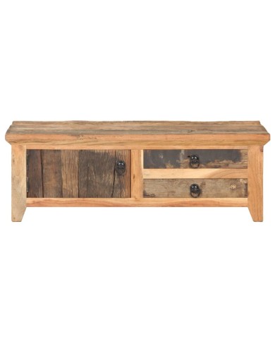 Table basse 90x50x31 cm Bois de récupération massif
