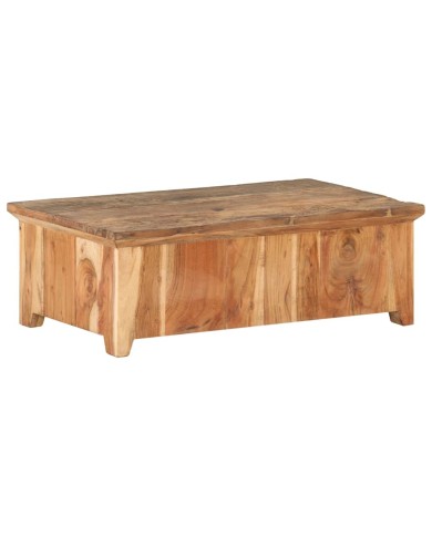 Table basse 90x50x31 cm Bois de récupération massif
