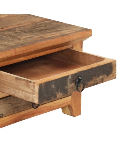 Table basse 90x50x31 cm Bois de récupération massif