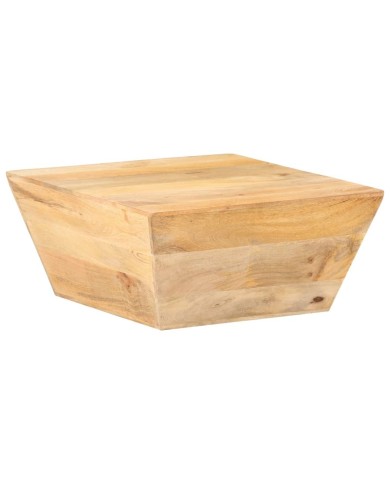 Table basse en forme de V 66x66x30 cm Bois de manguier massif