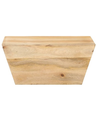 Table basse en forme de V 66x66x30 cm Bois de manguier massif