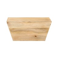 Table basse en forme de V 66x66x30 cm Bois de manguier massif