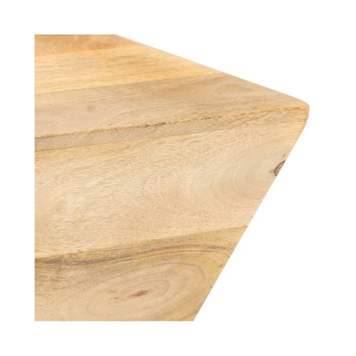 Table basse en forme de V 66x66x30 cm Bois de manguier massif