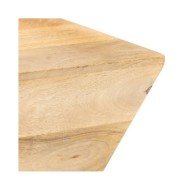 Table basse en forme de V 66x66x30 cm Bois de manguier massif