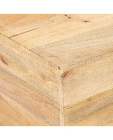 Table basse en forme de V 66x66x30 cm Bois de manguier massif