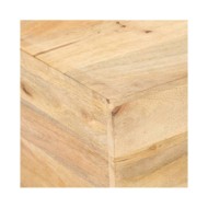 Table basse en forme de V 66x66x30 cm Bois de manguier massif