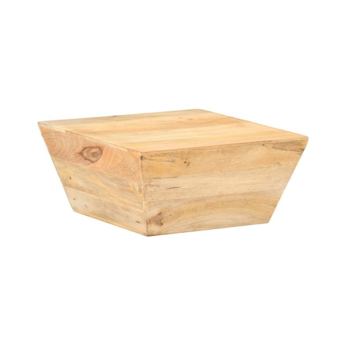 Table basse en forme de V 66x66x30 cm Bois de manguier massif