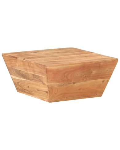 Table basse en forme de V 66x66x30 cm Bois d'acacia massif
