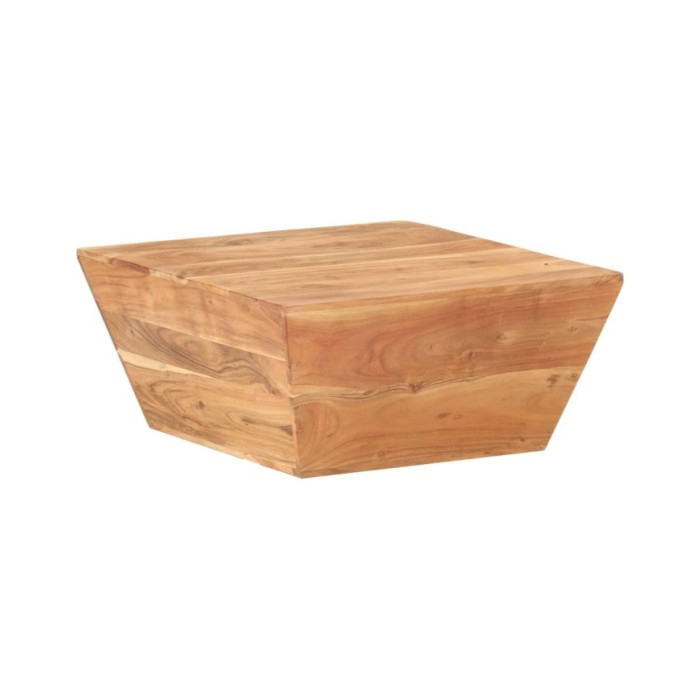 Table basse en forme de V 66x66x30 cm Bois d'acacia massif