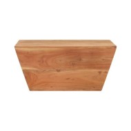 Table basse en forme de V 66x66x30 cm Bois d'acacia massif