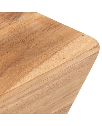 Table basse en forme de V 66x66x30 cm Bois d'acacia massif