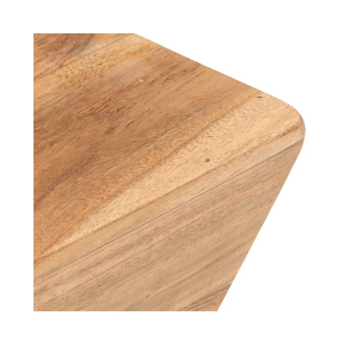 Table basse en forme de V 66x66x30 cm Bois d'acacia massif