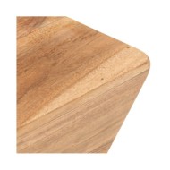 Table basse en forme de V 66x66x30 cm Bois d'acacia massif
