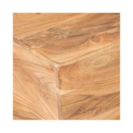 Table basse en forme de V 66x66x30 cm Bois d'acacia massif
