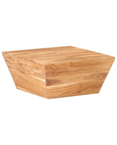 Table basse en forme de V 66x66x30 cm Bois d'acacia massif