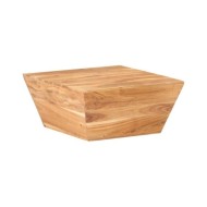 Table basse en forme de V 66x66x30 cm Bois d'acacia massif