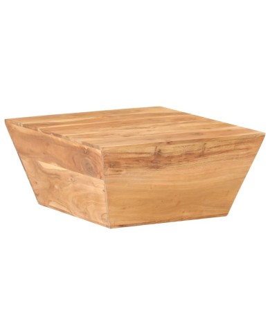 Table basse en forme de V 66x66x30 cm Bois d'acacia massif