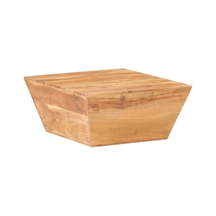 Table basse en forme de V 66x66x30 cm Bois d'acacia massif