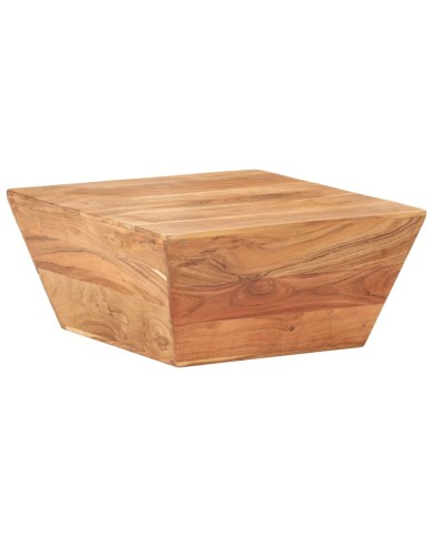 Table basse en forme de V 66x66x30 cm Bois d'acacia massif