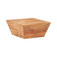 Table basse en forme de V 66x66x30 cm Bois d'acacia massif