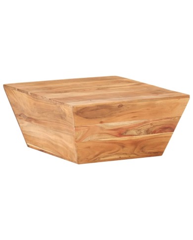 Table basse en forme de V 66x66x30 cm Bois d'acacia massif