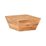 Table basse en forme de V 66x66x30 cm Bois d'acacia massif