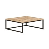 Tables gigognes 2 pcs Bois solide de manguier