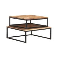 Tables basses gigognes 2 pcs Bois d'acacia massif