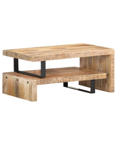 Ensemble de table basse 2 pcs Bois de manguier massif