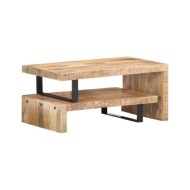 Ensemble de table basse 2 pcs Bois de manguier massif