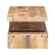 Ensemble de table basse 2 pcs Bois de manguier massif