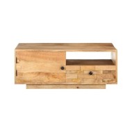 Table basse 90x50x35 cm Bois solide de manguier