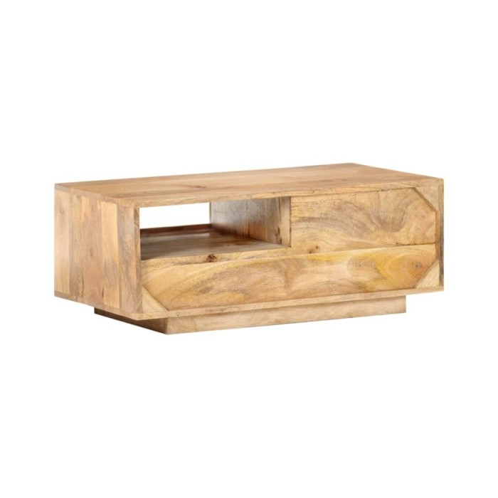 Table basse 90x50x35 cm Bois solide de manguier