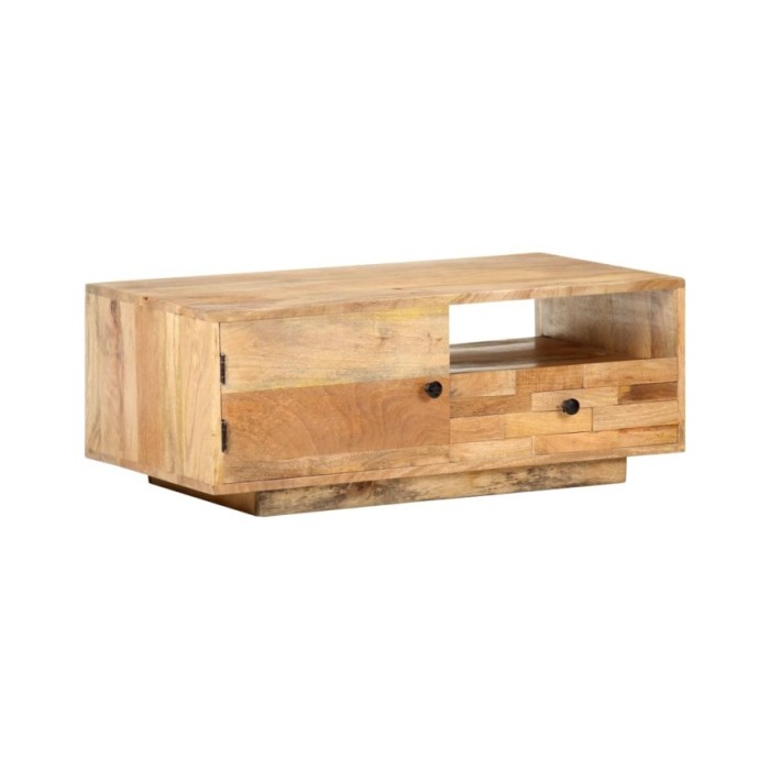 Table basse 90x50x35 cm Bois solide de manguier