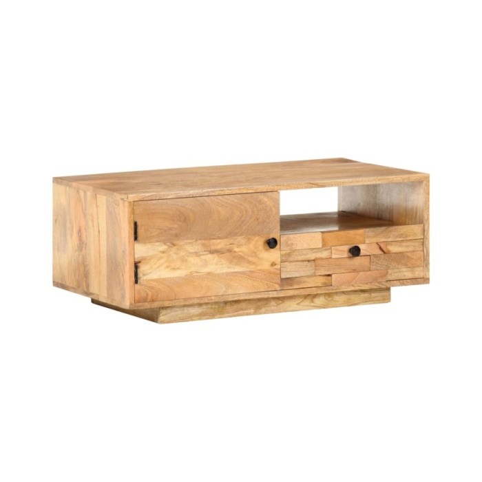 Table basse 90x50x35 cm Bois solide de manguier