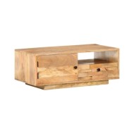 Table basse 90x50x35 cm Bois solide de manguier