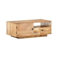 Table basse 90x50x35 cm Bois solide de manguier