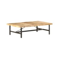 Table basse 142x90x42 cm Bois de manguier massif