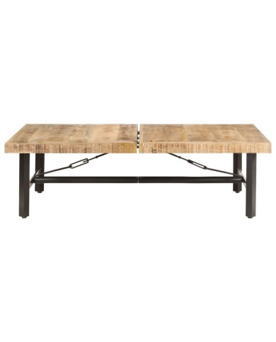 Table basse 142x90x42 cm Bois de manguier massif