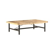 Table basse 142x90x42 cm Bois de manguier massif