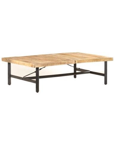 Table basse 142x90x42 cm Bois de manguier massif