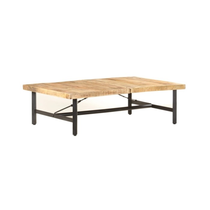 Table basse 142x90x42 cm Bois de manguier massif